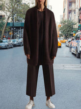 Load image into Gallery viewer, Knitted Round Neck Fashion Simple Three-piece Suit

