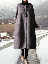 Load image into Gallery viewer, Loose Long-sleeved Solid Color Casual Dress
