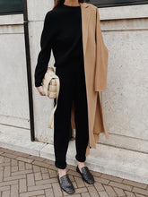 Load image into Gallery viewer, Casual Long-sleeved Round Neck Knitted Two-piece Suit
