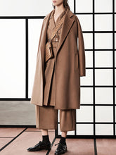 Load image into Gallery viewer, Casual Solid Color Lapel Long Coat Coat
