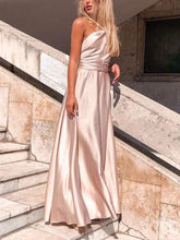 Load image into Gallery viewer, Halter Off Shoulder Party Maxi Dress
