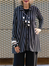 Load image into Gallery viewer, Simple Casual Striped Women&#39;S Jacket
