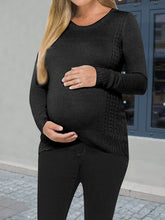 Load image into Gallery viewer, Two-piece Knitted Round Neck Casual Pregnant Women
