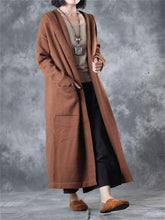Load image into Gallery viewer, Casual Retro Loose Sweater Long Coat
