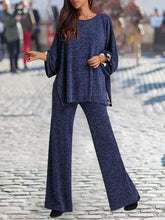 Load image into Gallery viewer, Casual Solid Color Knitted Ladies Suit
