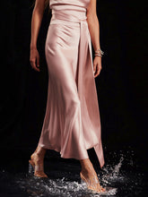 Load image into Gallery viewer, Fashion Sleeveless Silk Lace-up Maxi Dress

