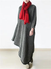 Load image into Gallery viewer, Casual Women&#39;S Irregular Hem Sweater Long Skirt
