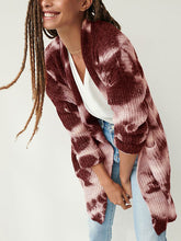Load image into Gallery viewer, Fashionable Tie-Dye Women&#39;S Sweater Coat
