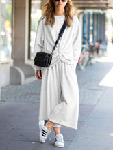 Load image into Gallery viewer, Solid Color Loose Long Sleeve Suit
