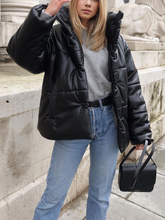 Load image into Gallery viewer, Fashion Stand-up Collar Warm Puffer Jacket Coat
