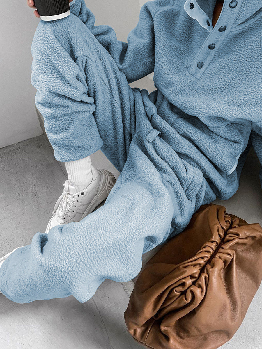 Fashion Long Sleeve Top Pants Suit
