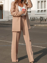 Load image into Gallery viewer, Women&#39;s Fashion Solid Color Two-piece Casual Suit
