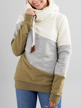Load image into Gallery viewer, Fashion Casual Hooded Color Block Sweatshirt
