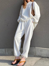 Load image into Gallery viewer, Fashion Casual Loose Top Pants Suit
