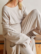 Load image into Gallery viewer, Comfortable Casual Solid Color Knitted Three-Piece Suit
