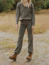 Load image into Gallery viewer, Fashion Solid Color Casual Knitted Two-piece Suit
