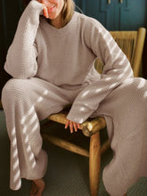 Load image into Gallery viewer, Knit Sweater and Pants Lounge Set
