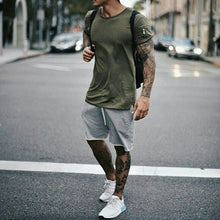 Load image into Gallery viewer, Fashion Slim Short Sleeve Round Neck Men&#39;S T-Shirt
