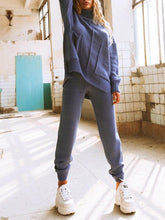 Load image into Gallery viewer, Turtleneck Wool Knitted Two Piece Suit  
