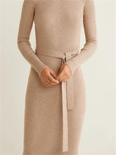 Load image into Gallery viewer, Autumn And Winter Ladies Knitted Casual Dress
