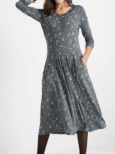 Load image into Gallery viewer, Retro Casual Literary Print Women&#39;S Long Skirt
