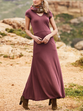 Load image into Gallery viewer, Simple Comfortable Pure Color Loose Casual Dress
