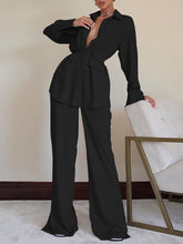 Load image into Gallery viewer, Fashion Casual Shirt Loose Two-piece Suit
