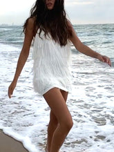 Load image into Gallery viewer, Fashion Halterneck Tassel Mini Dress
