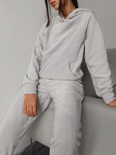Load image into Gallery viewer, Cosy Loose Pocket Hoodies Two-Piece Suit
