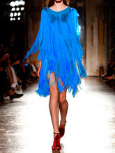 Load image into Gallery viewer, Sexy Elegant Party Fringed Mini Dress
