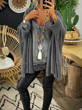 Load image into Gallery viewer, Solid Color Casual Loose Cardigan Jacket
