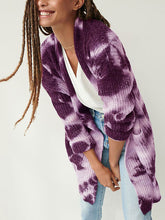 Load image into Gallery viewer, Fashionable Tie-Dye Women&#39;S Sweater Coat
