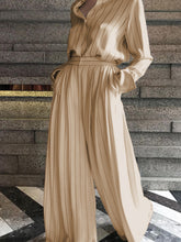 Load image into Gallery viewer, Fashion Loose Long Sleeve Shirt Pants Suit
