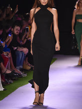 Load image into Gallery viewer, Fashion Sexy Halter Evening Maxi Dress
