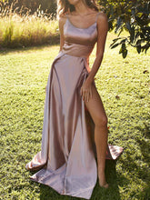 Load image into Gallery viewer, Elegant Simple Fashion Solid Color Evening Dress
