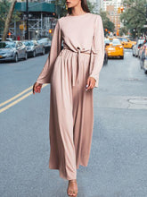 Load image into Gallery viewer, Women&#39;s Round Neck Knitted Solid Color Two-piece Suit

