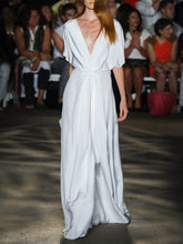 Load image into Gallery viewer, Fashion V-neck Elegant Evening Dress
