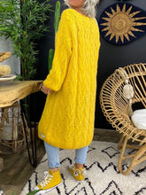 Load image into Gallery viewer, Solid Color Knitted Long Cardigan Jacket
