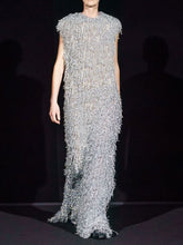 Load image into Gallery viewer, Fashion and Elegant Sleeveless Round Neck Tassel Dress

