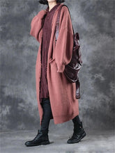 Load image into Gallery viewer, Autumn And Winter Casual Loose Contrast Color Women&#39;S Sweater Dress
