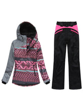 Load image into Gallery viewer, Casual Loose Long-Sleeved Hooded Floral Coat Pants Suit
