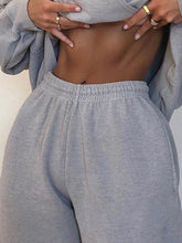 Load image into Gallery viewer, Women&#39;S Fashion Casual Solid Color Hooded Sports Suit
