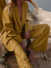 Load image into Gallery viewer, Two-piece Fashion Casual Solid Color Loose Suit
