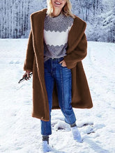 Load image into Gallery viewer, Fashion Lapel Pocket Long Sleeve Polar Fleece Coats

