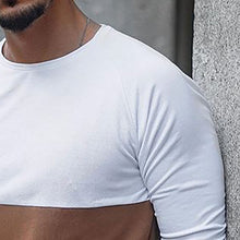 Load image into Gallery viewer, Round Neck Solid Color Men&#39;S Casual Top
