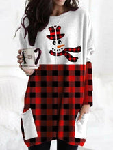 Load image into Gallery viewer, Christmas Cute Snowman Print T-Shirt
