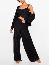 Load image into Gallery viewer, 达不到供应链要求，产品下架Long Sleeve Cardigan Knitted Three-Piece Suit
