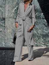Load image into Gallery viewer, Solid Color Shirt and Pants Suit
