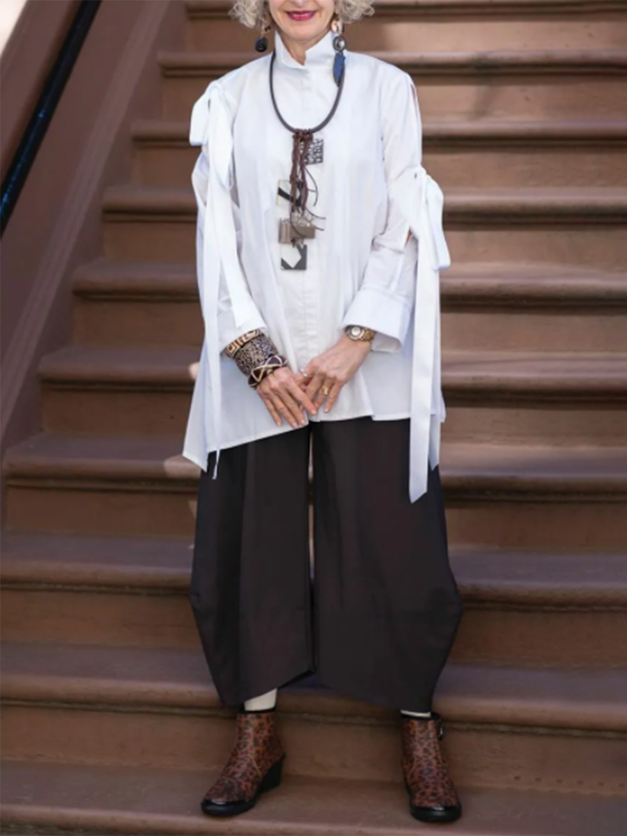 Casual Solid Color Loose Strap Women'S Suit