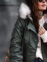 Load image into Gallery viewer, 达不到供应链要求，产品下架Hooded Fur Collar Warm Women&#39;S Cotton Jacket
